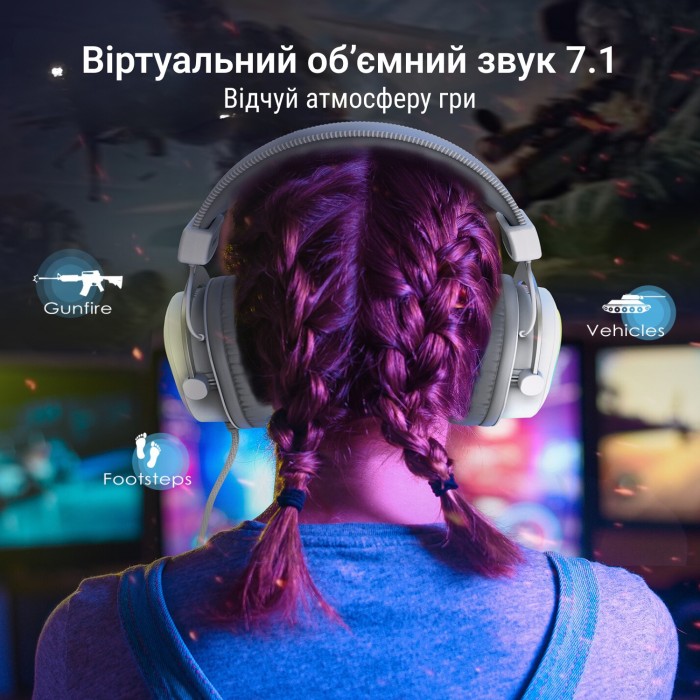Гарнітура Fifine RGB H6W (H6W)
