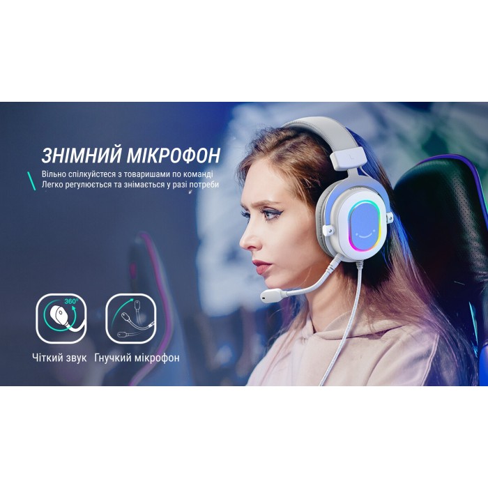 Гарнітура Fifine RGB H6W (H6W)