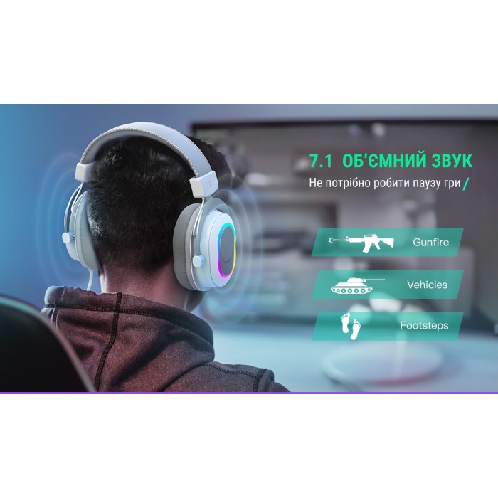 Гарнітура Fifine RGB H6W (H6W)