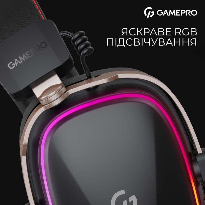Бездротова ігрова гарнітура GamePro Asgard Valkyria (HSW249) (HSW249B)