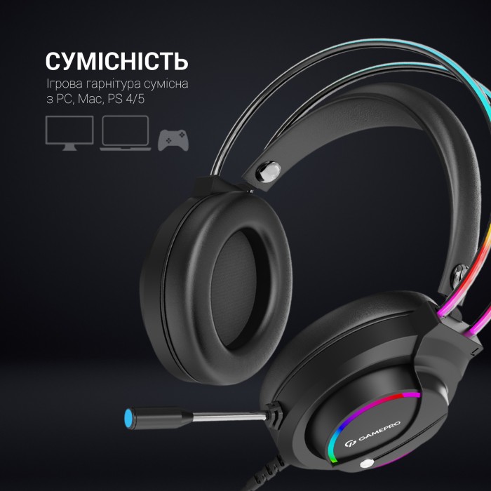 Гарнітура ігрова GamePro Nitro (HS733) (HS733)