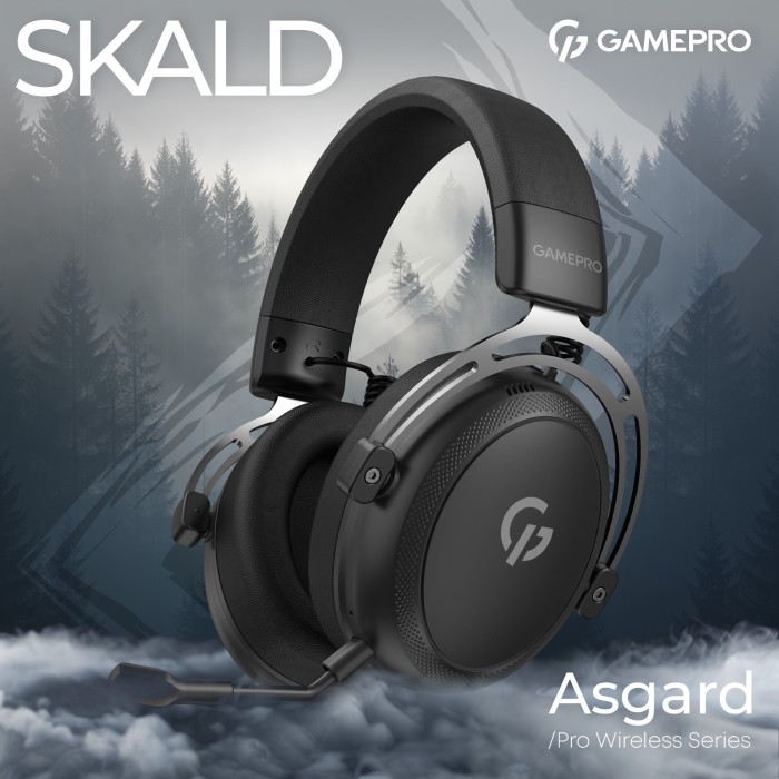Бездротова ігрова гарнітура Gamepro Asgard Skald (HSW160B) 4-Mode (HSW160B)