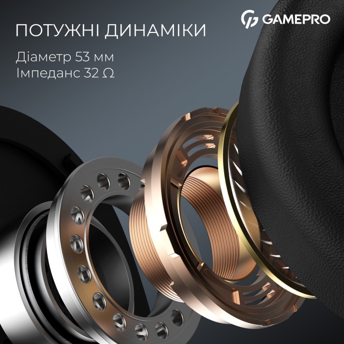 Бездротова ігрова гарнітура Gamepro Asgard Skald (HSW160B) 4-Mode (HSW160B)