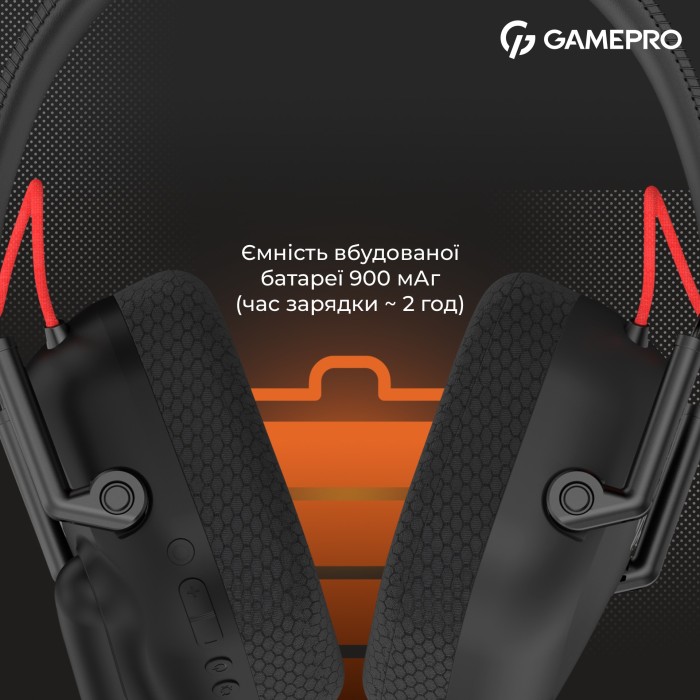 Бездротова ігрова гарнітура Gamepro Genesis Mercury Pro (HSW120B) 3-Mode (HSW120B)