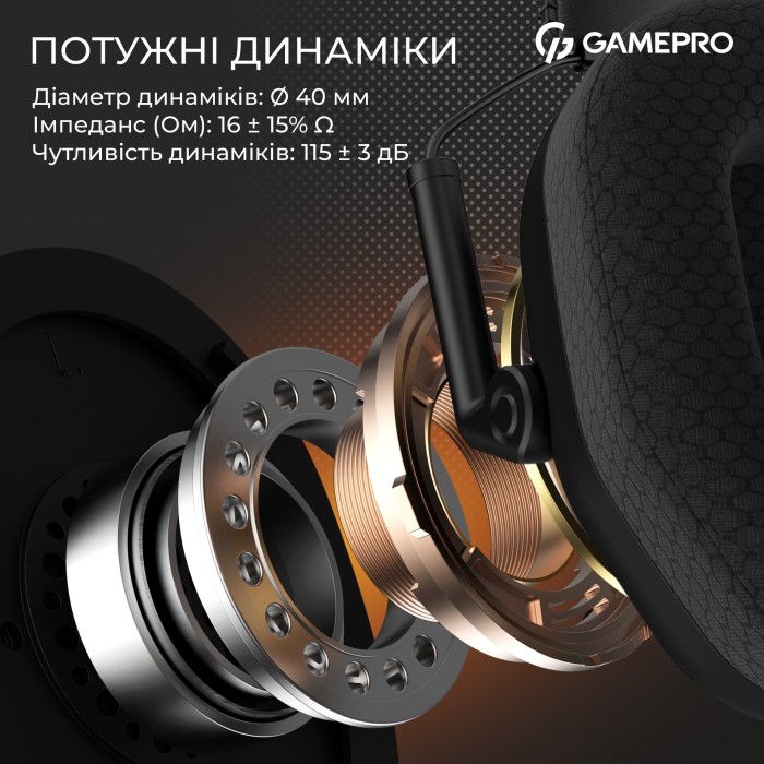 Бездротова ігрова гарнітура Gamepro Genesis Mercury Pro (HSW120B) 3-Mode (HSW120B)