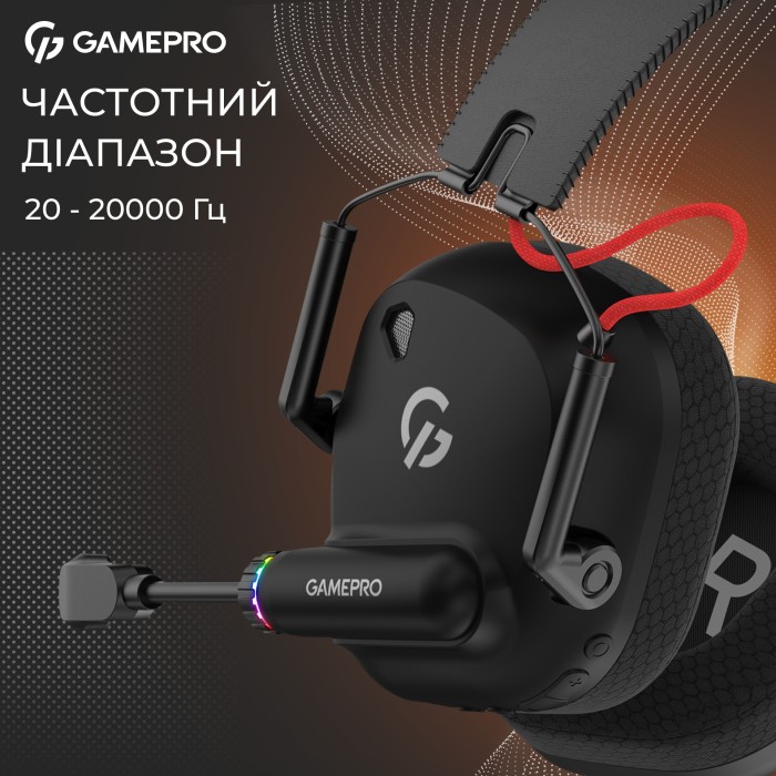 Бездротова ігрова гарнітура Gamepro Genesis Mercury Pro (HSW120B) 3-Mode (HSW120B)