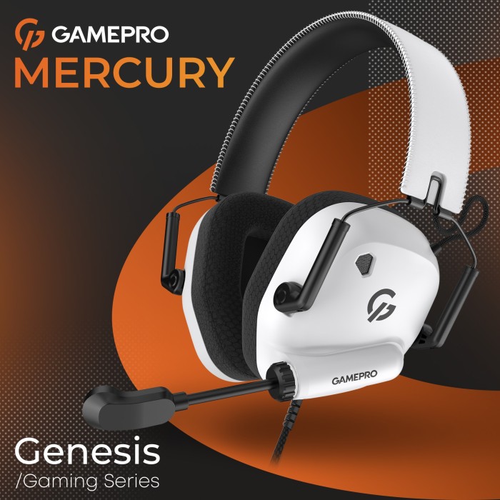 Дротова гарнітура Gamepro Genesis Mercury (HS120W) (HS120W)