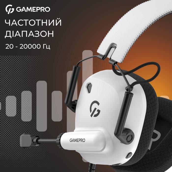 Дротова гарнітура Gamepro Genesis Mercury (HS120W) (HS120W)