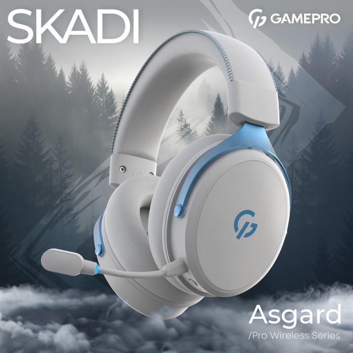 Бездротова ігрова гарнітура GamePro Asgard Skadi (HSW191WB) (HSW191WB)