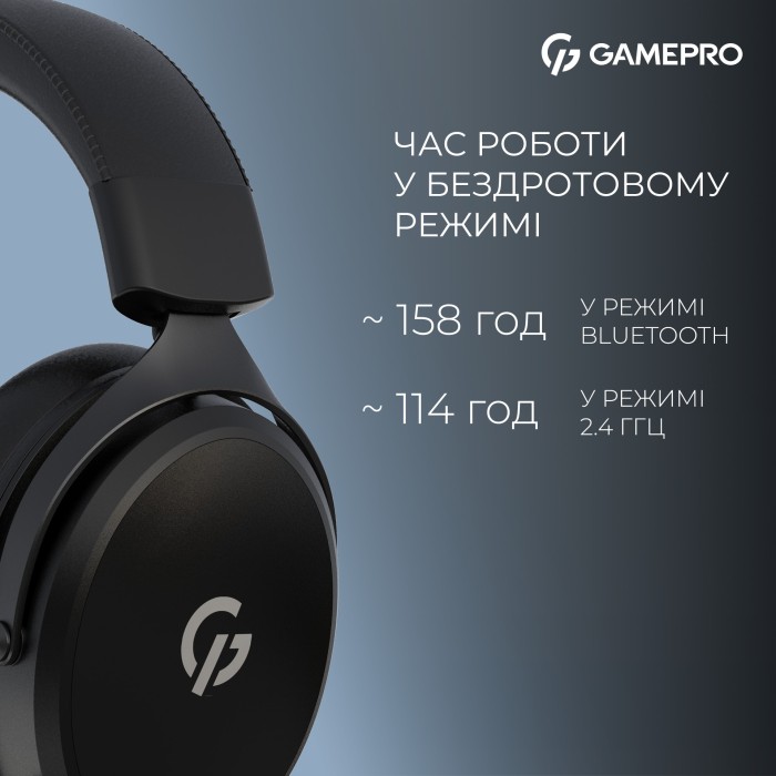 Бездротова ігрова гарнітура GamePro Asgard Skadi (HSW191B) (HSW191B)