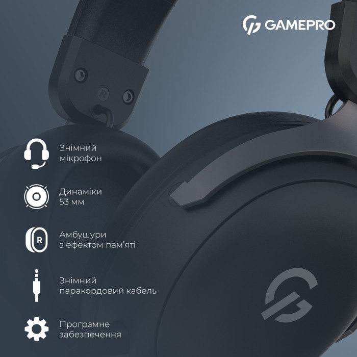 Дротова ігрова гарнітура GamePro Asgard Freya (HS145B) (HS145B)