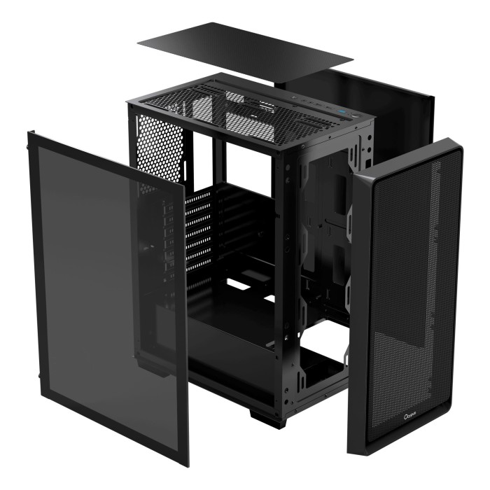 Корпус для комп'ютера ATX W/O PSU GAMMA C60 BK (GAMMA-C60-BKG000XX-GL) OCYPUS (GAMMA-C60-BKG000XX-GL)