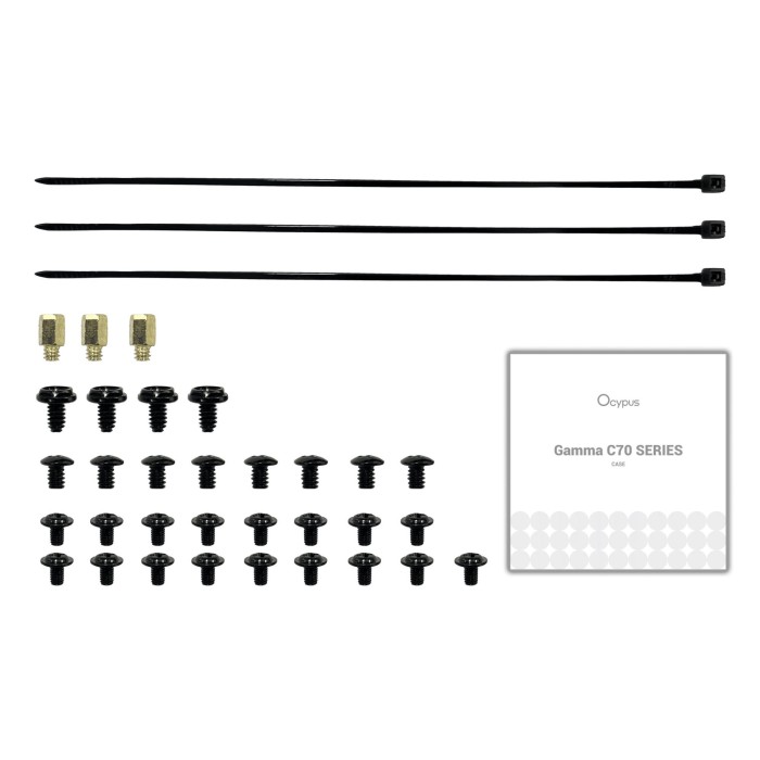 Корпус для комп'ютера ATX W/O PSU GAMMA C70 BK (GAMMA-C70-BKG000XX-GL) OCYPUS (GAMMA-C70-BKG000XX-GL)