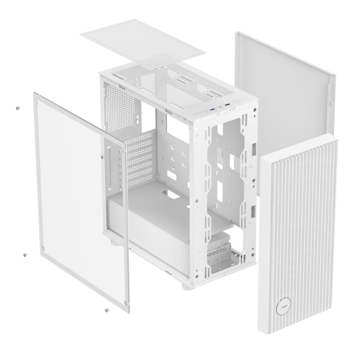 Корпус для комп'ютера ATX W/O PSU GAMMA C70 WH (GAMMA-C70-WHG000XX-GL) OCYPUS (GAMMA-C70-WHG000XX-GL)