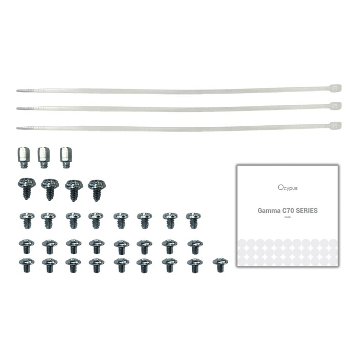 Корпус для комп'ютера ATX W/O PSU GAMMA C70 WH (GAMMA-C70-WHG000XX-GL) OCYPUS (GAMMA-C70-WHG000XX-GL)