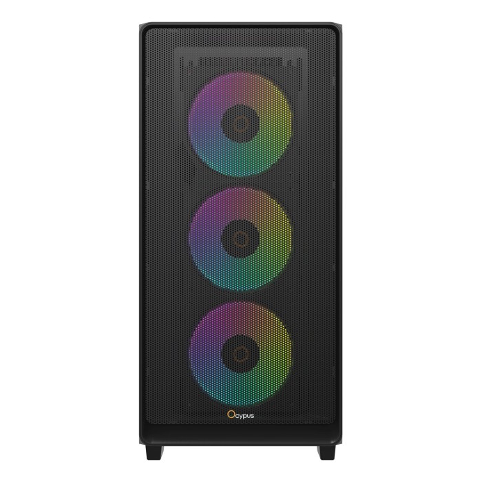 Корпус для комп'ютера ATX W/O PSU GAMMA C60 BK ARGB (GAMMA-C60-BKG400XX-GL) OCYPUS (GAMMA-C60-BKG400XX-GL)