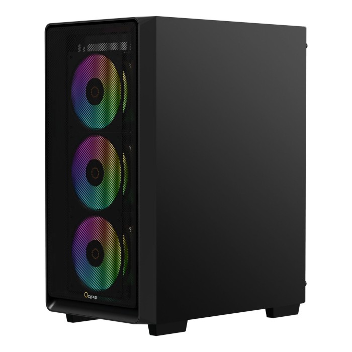 Корпус для комп'ютера ATX W/O PSU GAMMA C60 BK ARGB (GAMMA-C60-BKG400XX-GL) OCYPUS (GAMMA-C60-BKG400XX-GL)