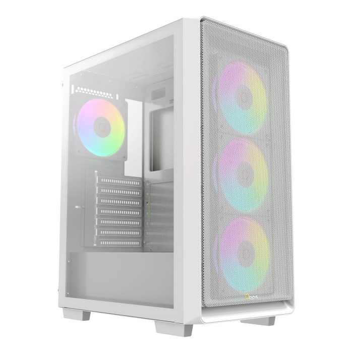 Корпус для комп'ютера ATX W/O PSU GAMMA C60 WH ARGB (GAMMA-C60-WHG400XX-GL) OCYPUS (GAMMA-C60-WHG400XX-GL)