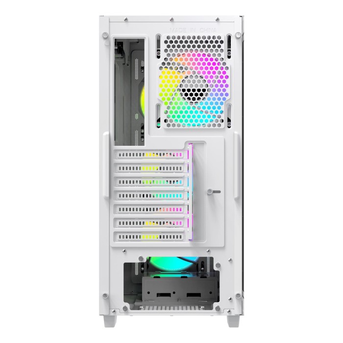 Корпус для комп'ютера ATX W/O PSU GAMMA C60 WH ARGB (GAMMA-C60-WHG400XX-GL) OCYPUS (GAMMA-C60-WHG400XX-GL)