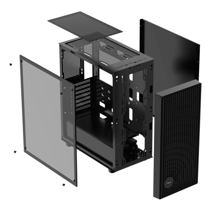 Корпус для комп'ютера ATX W/O PSU GAMMA C70 BK ARGB (GAMMA-C70-BKG400XX-GL) OCYPUS (GAMMA-C70-BKG400XX-GL)