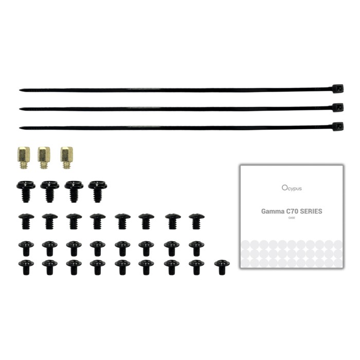 Корпус для комп'ютера ATX W/O PSU GAMMA C70 BK ARGB (GAMMA-C70-BKG400XX-GL) OCYPUS (GAMMA-C70-BKG400XX-GL)