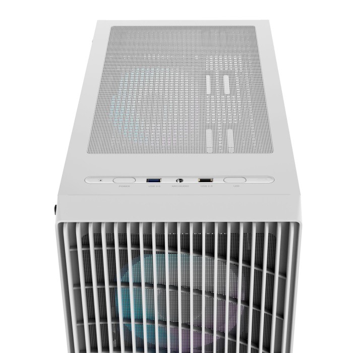 Корпус для комп'ютера ATX W/O PSU GAMMA C70 WH ARGB (GAMMA-C70-WHG400XX-GL) OCYPUS (GAMMA-C70-WHG400XX-GL)