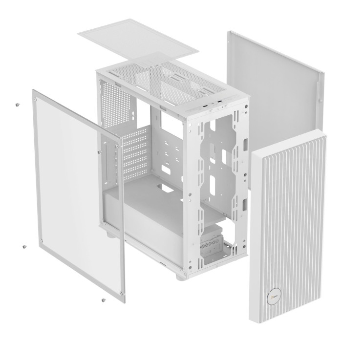 Корпус для комп'ютера ATX W/O PSU GAMMA C70 WH ARGB (GAMMA-C70-WHG400XX-GL) OCYPUS (GAMMA-C70-WHG400XX-GL)