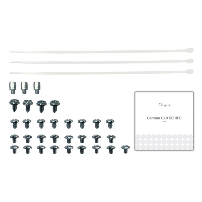 Корпус для комп'ютера ATX W/O PSU GAMMA C70 WH ARGB (GAMMA-C70-WHG400XX-GL) OCYPUS (GAMMA-C70-WHG400XX-GL)