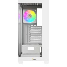 Корпус для комп'ютера ATX W/O PSU GAMMA C72 WH ARGB (GAMMA-C72-WHD400XX-GL) OCYPUS (GAMMA-C72-WHD400XX-GL)