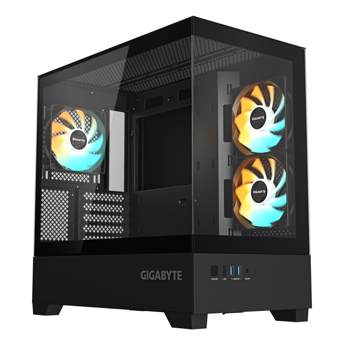 Корпус MATX W/O PSU GB-C201P BLACK GIGABYTE (GB-C201P)