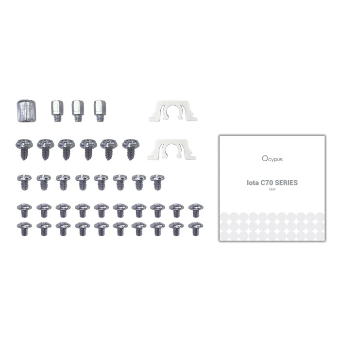 Корпус для комп'ютера ATX W/O PSU IOTA C70 WH ARGB (IOTA-C70-WHD600XX-GL) OCYPUS (IOTA-C70-WHD600XX-GL)