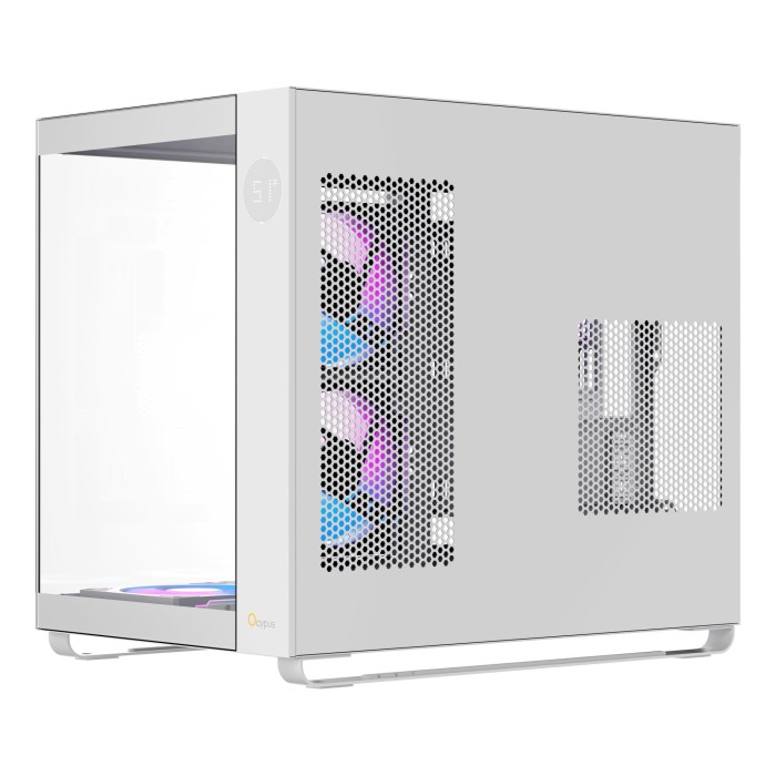 Корпус для комп'ютера ATX W/O PSU IOTA C70 WH ARGB (IOTA-C70-WHD600XX-GL) OCYPUS (IOTA-C70-WHD600XX-GL)