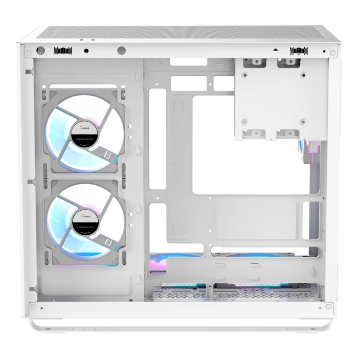Корпус для комп'ютера ATX W/O PSU IOTA C70 WH ARGB (IOTA-C70-WHD600XX-GL) OCYPUS (IOTA-C70-WHD600XX-GL)