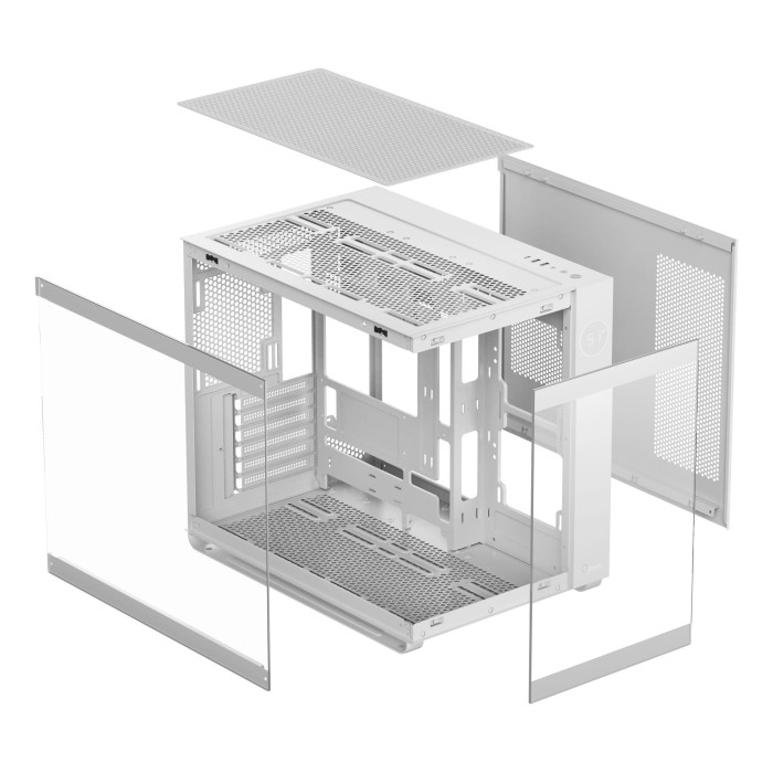 Корпус для комп'ютера ATX W/O PSU IOTA C70 WH ARGB (IOTA-C70-WHD600XX-GL) OCYPUS (IOTA-C70-WHD600XX-GL)