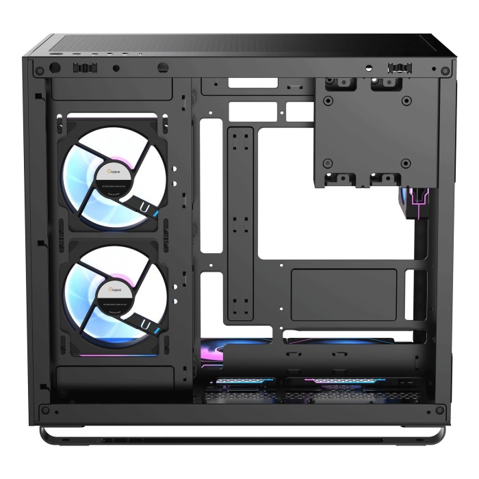 Корпус для комп'ютера ATX W/O PSU IOTA C70 BK ARGB (IOTA-C70-BKD600XX-GL) OCYPUS (IOTA-C70-BKD600XX-GL)