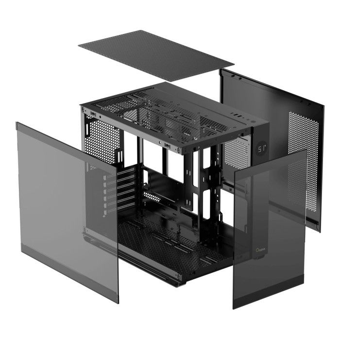 Корпус для комп'ютера ATX W/O PSU IOTA C70 BK ARGB (IOTA-C70-BKD600XX-GL) OCYPUS (IOTA-C70-BKD600XX-GL)
