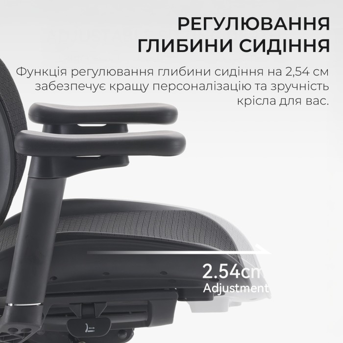 Крісло офісне Sihoo DORO S100 Mesh Black (S100-M301)