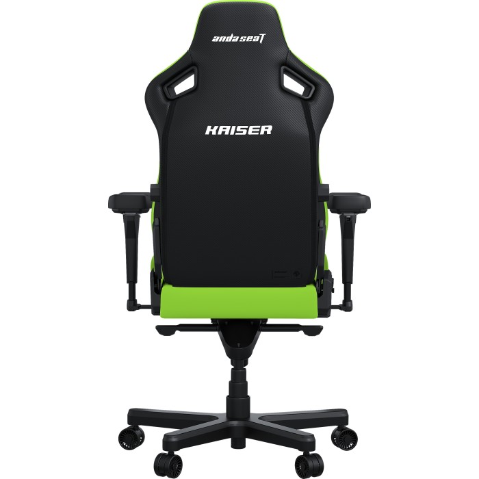 Крісло ігрове Anda Seat Kaiser 4 Cyber Green PVC Size XL (AD12YDDC-XLL-20-C-PV/C-01)
