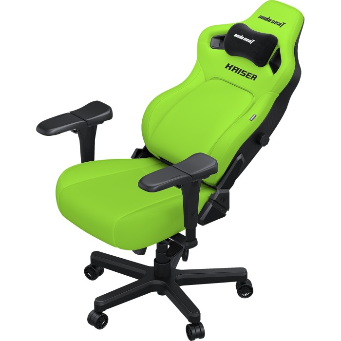 Крісло ігрове Anda Seat Kaiser 4 Cyber Green PVC Size XL (AD12YDDC-XLL-20-C-PV/C-01)