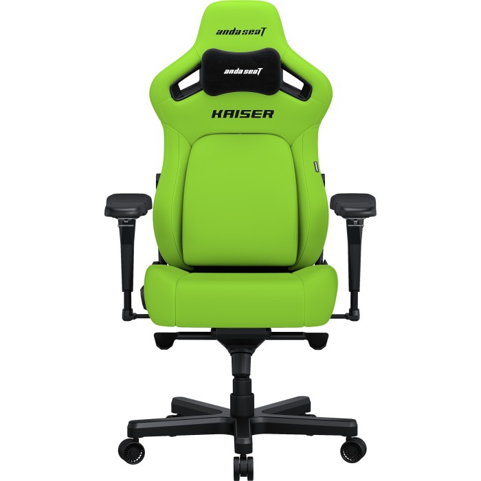 Крісло ігрове Anda Seat Kaiser 4 Cyber Green PVC Size XL (AD12YDDC-XLL-20-C-PV/C-01)