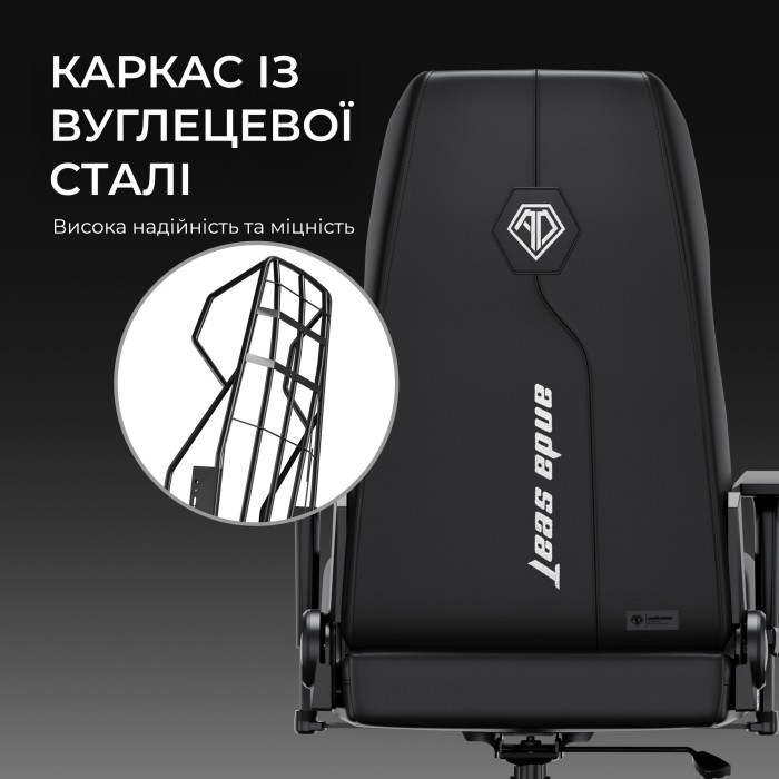 Крісло ігрове Anda Seat X1 Gaming Sofa Black PVC (AD-W-SF01-04-B-PV)