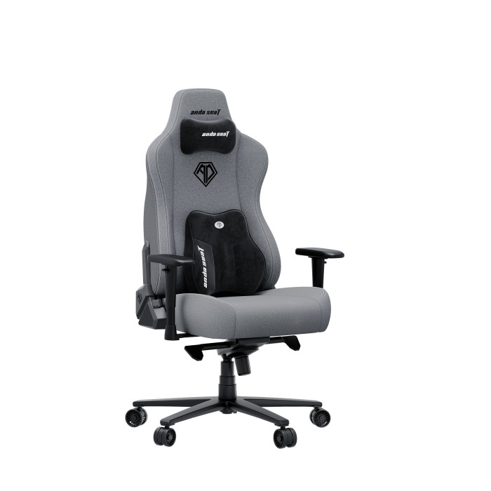 Крісло ігрове Anda Seat Novis Plus Fabric Grey Size XL (AD23YC-XL-01-G-F-G04)