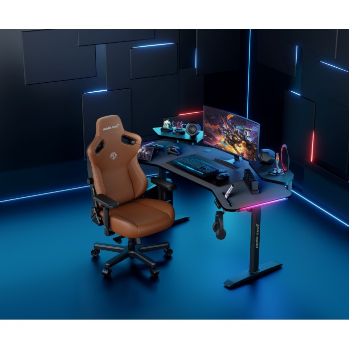 Комп’ютерний стіл з електрорегулюванням висоти Anda Seat Shadow Warrior Black (AD-D-DD1-1600L-02-B)