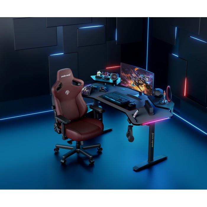 Комп’ютерний стіл з електрорегулюванням висоти Anda Seat Shadow Warrior Black (AD-D-DD1-1600L-02-B)