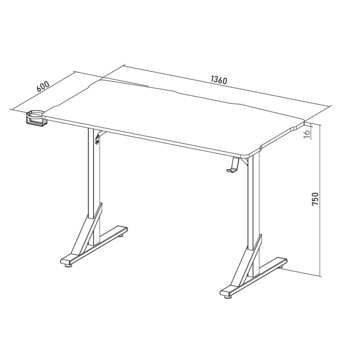 Комп’ютерний стіл GamePro GD212B (GD212B)