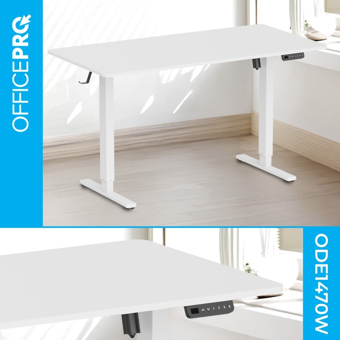 Комп’ютерний стіл з електрорегулюванням висоти OfficePro ODE1470W (ODE1470W)