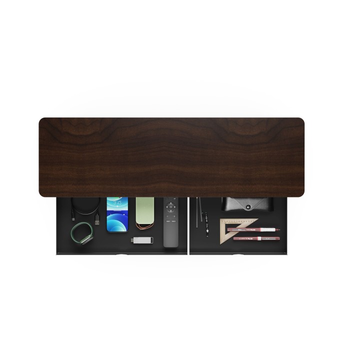 Настільна підставка для монітора OfficePro MR145DW Dark Wood/Black (MR145DW)