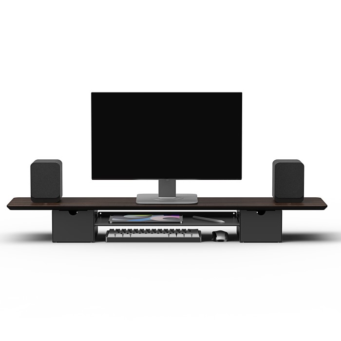 Настільна підставка для монітора OfficePro MR177DW Dark Wood/Black (MR177DW)