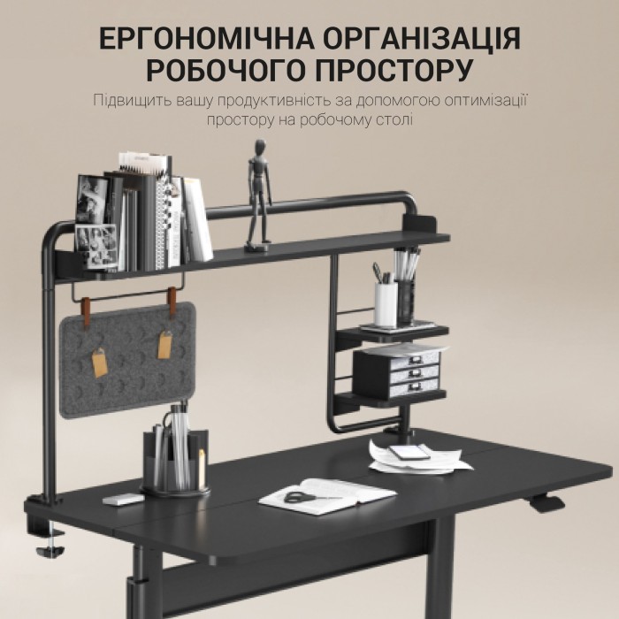 Настільна полиця-органайзер OfficePro DS253B (DS253B)