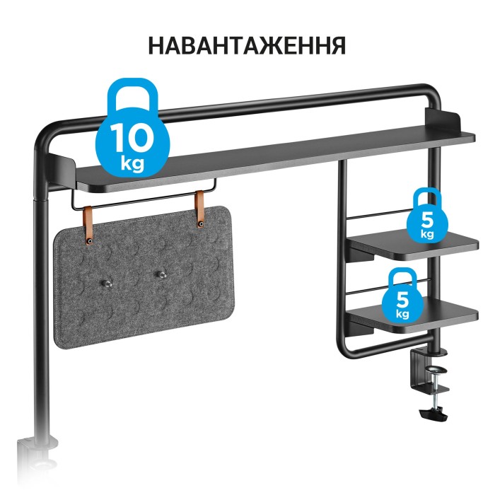 Настільна полиця-органайзер OfficePro DS253B (DS253B)